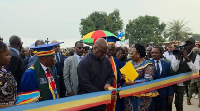 Kasaï Central : Félix Tshisekedi inaugure l’Université de Kananga